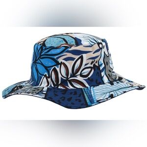 Hat bucket Cotton 2.5” brim Reversible Floral New CH98